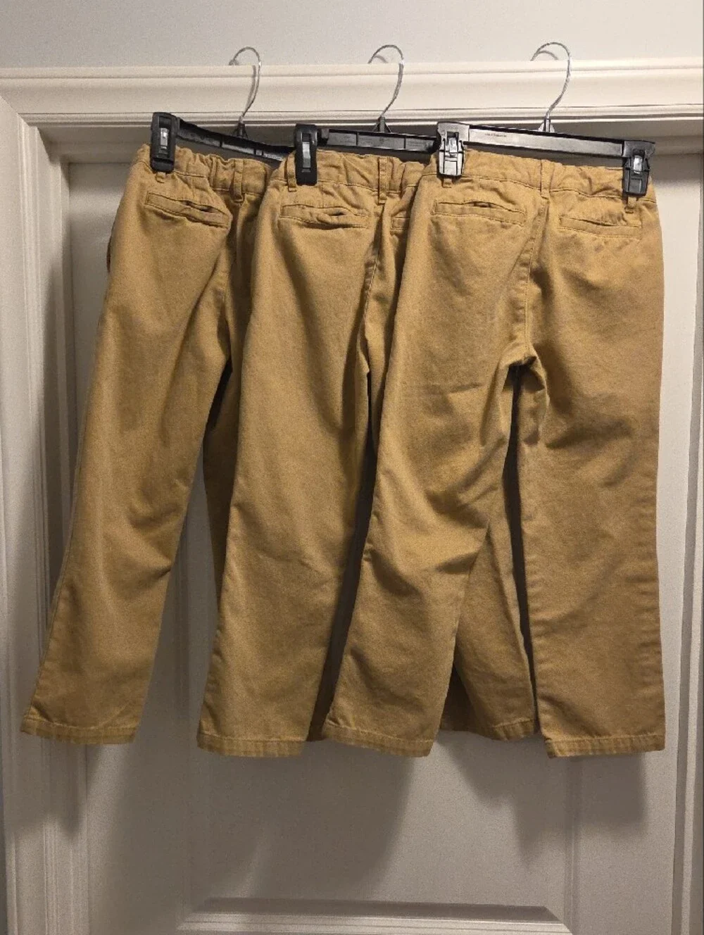 Boys The Children's Place Khaki Chino Pants - 3 Pack